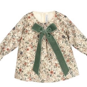 Calamaro Green Floral Dress