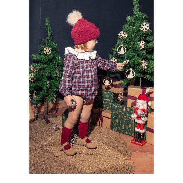 Calamaro Navy and Red Shortie Romper - Image 2
