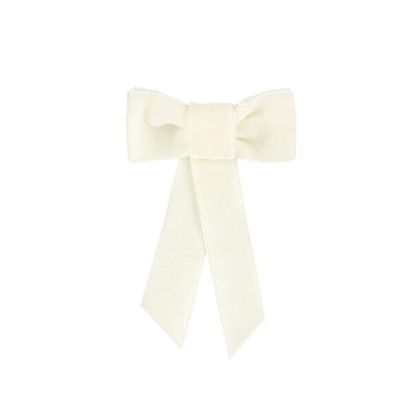 Condor Coquette hair clip with velvet bow - Cava 303