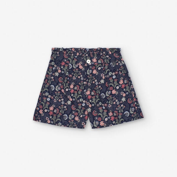 Zippy Floral Corduroy Shorts