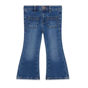 Guess blue flare stretch denim jeans