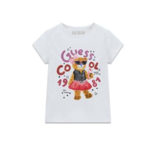 Guess white cool 1981 short sleeve t-shirt