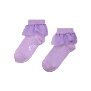 A Dee Samara Tulle Ankle Sock - Lilac Dreams