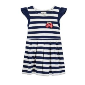 Guess navy striped cotton dress