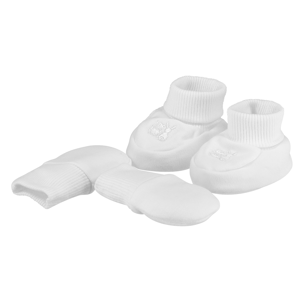 Emile et Rose Nox Unisex New Baby Gift Set - White - Image 2