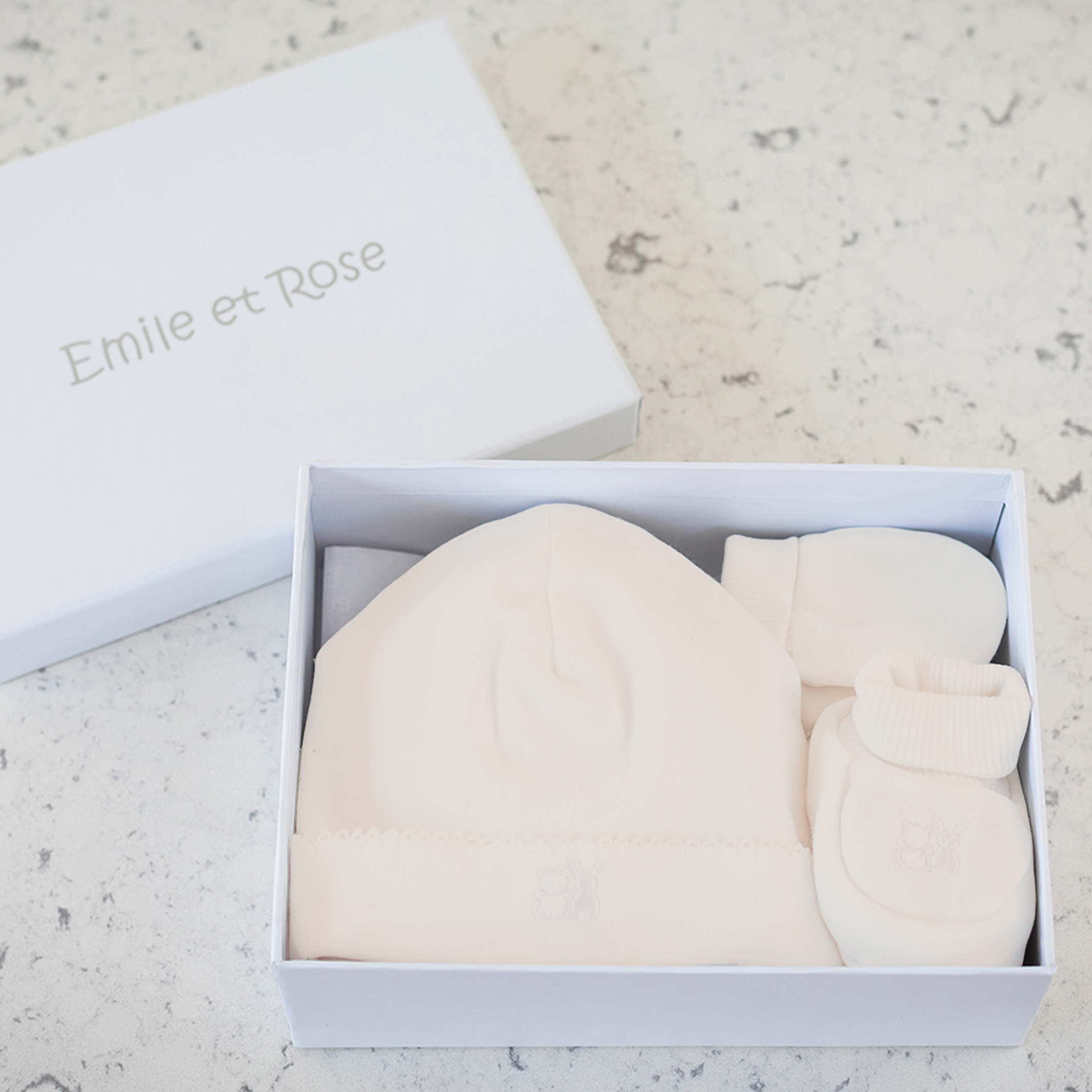 Emile et Rose Nox Stone New Baby Gift Set - Image 2