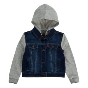 Levi's denim jacket with cloth hood and sleeves
