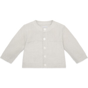 Emile et Rose Cypress Stone Knit Baby Cardigan