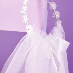 Peridot MELANIE VEIL / HEADRING WHITE