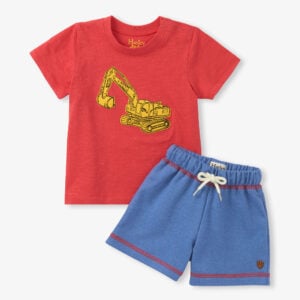 Hatley Digger Tee and Short Set
