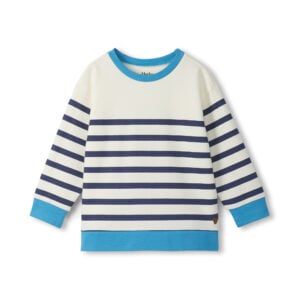 Hatley Blue Stripe Pullover Sweatshirt
