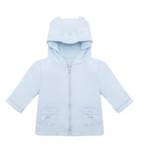 Emile et Rose Luke Boys Blue Showerproof Teddy Hood Jacket