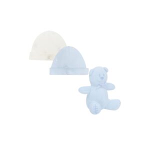 Emile et Rose Linden Boys Blue & White Hat Gift Set With Toy