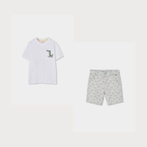 Boboli Print Shorts Set