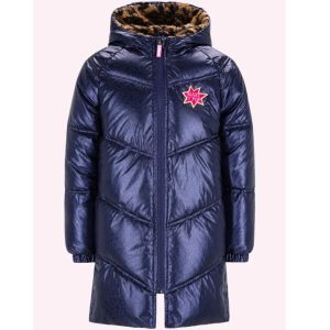 B.Nosy Jade Long Dark Blue Coat