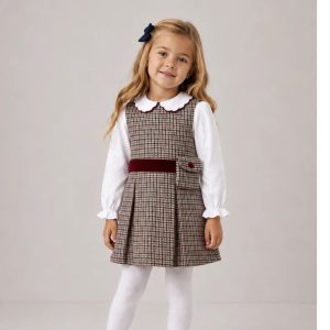 Deolinda Tweed Pinafore Set