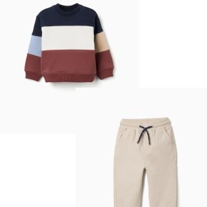 Zippy Beige Sweater Set